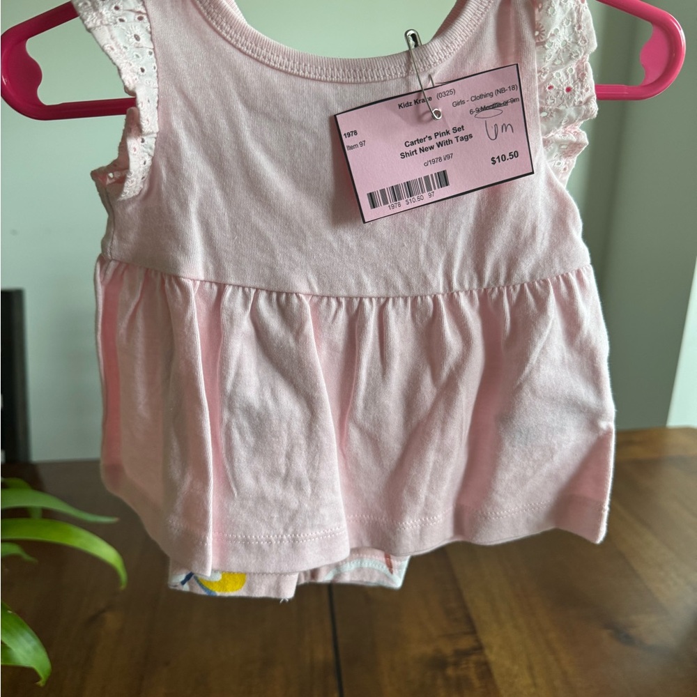 Pink Sleeveless Baby Top